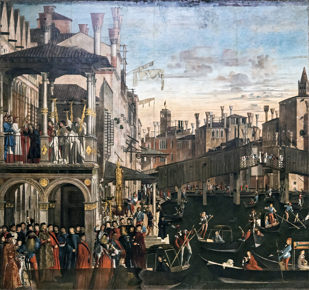 Accademia - Miracle of the Holy Cross at Rialto by Vittore Carpaccio